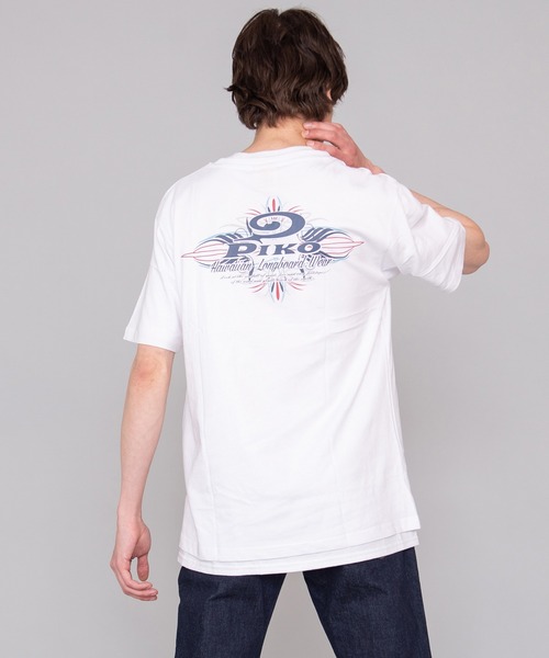 Piko(ピコ)の「【PIKO/ピコ】ロゴ バックプリント Tシャツ(Tシャツ/カットソー・メンズ・ホワイト/ブラック/ネイビー/レッド/ホワイト系その他・M/L)」の16枚目の写真