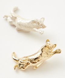 ふりふ（フリフ）の「とびつき猫帯留め（和装小物）」