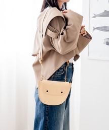 マグネット開閉 ナチュラルレザー」に該当するショルダーバッグ