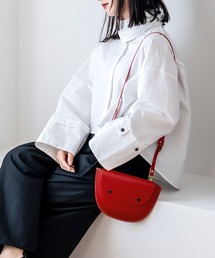 [HALEINE]牛革レザーショルダーバッグ