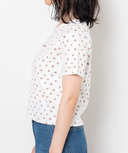 WEGO(ウィゴー)の「WEGO/ロゴ刺繍リブTシャツ(Tシャツ/カットソー・レディース・ホワイト系その他/ホワイト/グリーン/その他2/サックスブルー/その他1/アイボリー/ライトパープル/その他3/ライトブラウン/ブラック/ダークグリーン・FREE)」の22枚目の写真