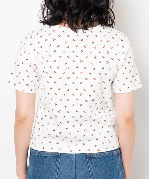 WEGO(ウィゴー)の「WEGO/ロゴ刺繍リブTシャツ(Tシャツ/カットソー・レディース・ホワイト系その他/ホワイト/グリーン/その他2/サックスブルー/その他1/アイボリー/ライトパープル/その他3/ライトブラウン/ブラック/ダークグリーン・FREE)」の21枚目の写真