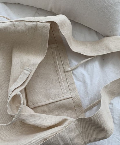 Anuenue（アヌエヌエ）の「キャンバスショルダートートバッグ（ショルダーバッグ・レディース・ブラック/ダークグリーン/ホワイト・FREE）」の12枚目の写真