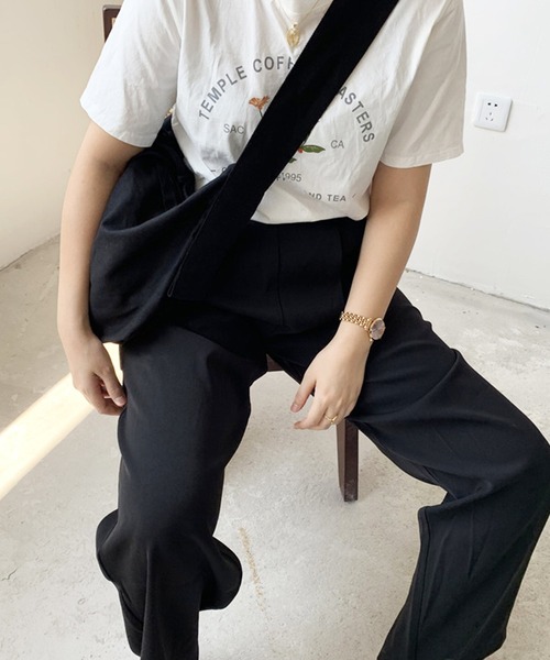 Anuenue（アヌエヌエ）の「キャンバスショルダートートバッグ（ショルダーバッグ・レディース・ブラック/ダークグリーン/ホワイト・FREE）」の20枚目の写真