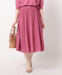 Reflect（リフレクト）の「◆【WEB限定カラーあり】リネン混ニットプリーツスカート（スカート）」