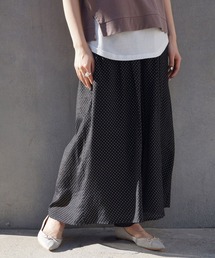 NICOLE white | 柄ギャザーパンツ(その他パンツ)