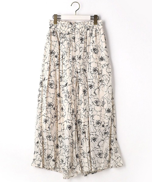 NICOLE white（ニコルホワイト）の「柄ギャザーパンツ（その他パンツ・レディース・その他1/その他2/その他3・FREE）」の4枚目の写真