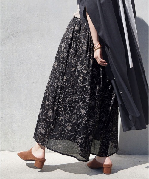 NICOLE white（ニコルホワイト）の「柄ギャザーパンツ（その他パンツ・レディース・その他1/その他2/その他3・FREE）」の16枚目の写真