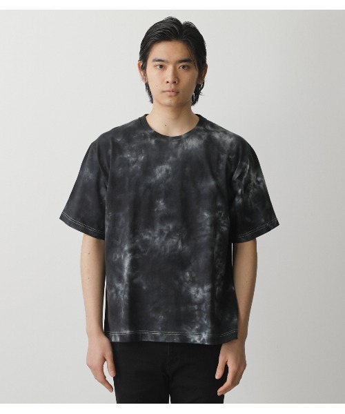 AZUL by moussy（アズールバイマウジー）の「ONE TONE TIE-DYE TEE/ワントーンタイダイTシャツ（Tシャツ/カットソー・メンズ・ブルー系その他/ベージュ系その他/ブラック系その他・LARGE/MEDIUM）」の20枚目の写真