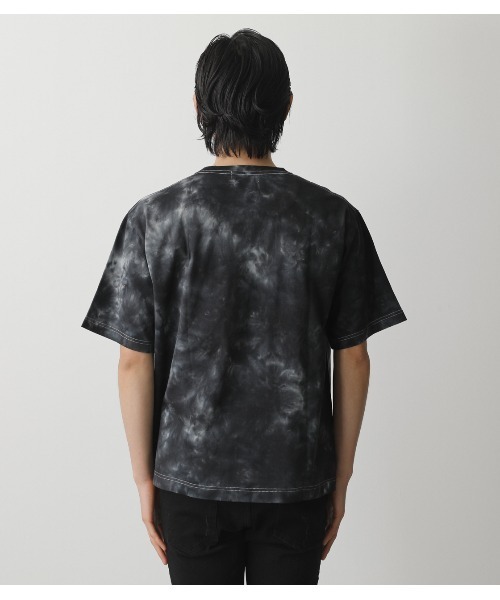 AZUL by moussy（アズールバイマウジー）の「ONE TONE TIE-DYE TEE/ワントーンタイダイTシャツ（Tシャツ/カットソー・メンズ・ブルー系その他/ベージュ系その他/ブラック系その他・LARGE/MEDIUM）」の18枚目の写真