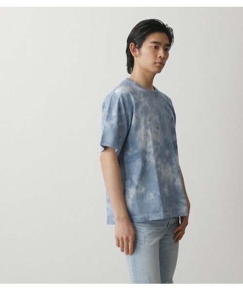 AZUL by moussy（アズールバイマウジー）の「ONE TONE TIE-DYE TEE/ワントーンタイダイTシャツ（Tシャツ/カットソー・メンズ・ブルー系その他/ベージュ系その他/ブラック系その他・LARGE/MEDIUM）」の14枚目の写真