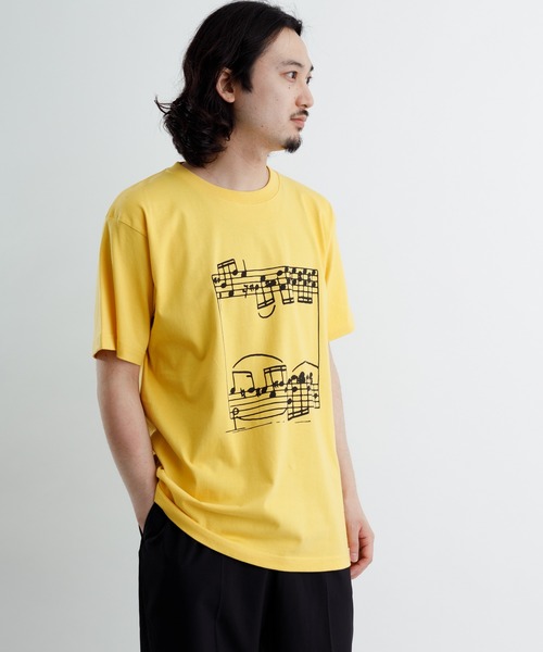 WILD LIFE TAILOR Adam et Rope'(ワイルドテーラーアダムエロペ )の「【PEANUTS × WILD LIFE TAILOR】PIANO T/UNISEX(Tシャツ/カットソー・メンズ・ホワイト/ブラック/イエロー・M/L/XL/XXL)」の10枚目の写真