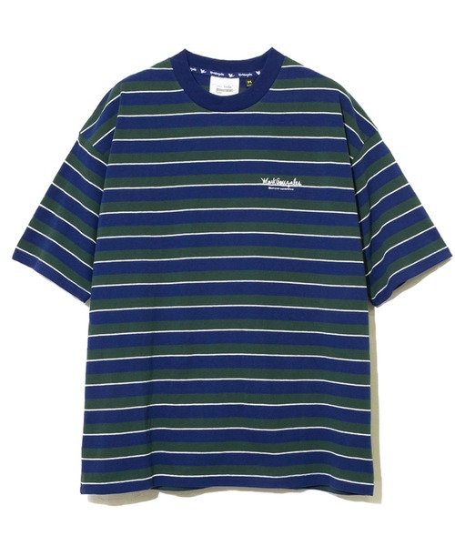 Mark Gonzales（マーク・ゴンザレス）の「Mark Gonzales/マークゴンザレス    BORDER S/S BIG TEE（Tシャツ/カットソー・メンズ・その他1/その他2/その他3・MEDIUM/LARGE）」の3枚目の写真