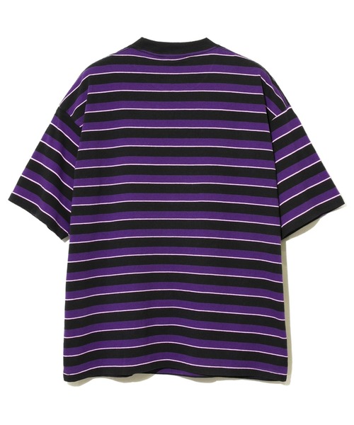 Mark Gonzales（マーク・ゴンザレス）の「Mark Gonzales/マークゴンザレス    BORDER S/S BIG TEE（Tシャツ/カットソー・メンズ・その他1/その他2/その他3・MEDIUM/LARGE）」の7枚目の写真