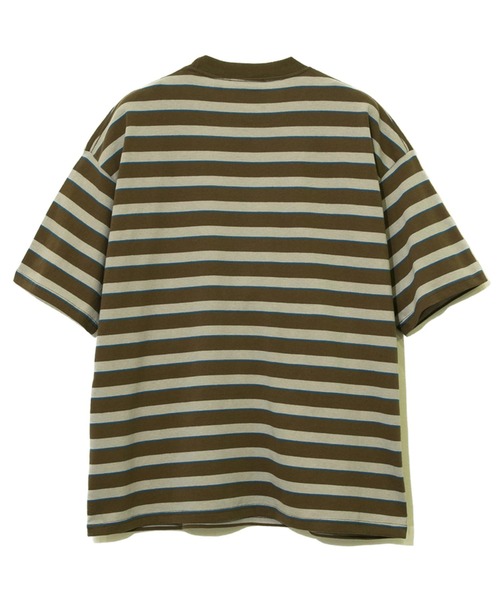 Mark Gonzales（マーク・ゴンザレス）の「Mark Gonzales/マークゴンザレス    BORDER S/S BIG TEE（Tシャツ/カットソー・メンズ・その他1/その他2/その他3・MEDIUM/LARGE）」の12枚目の写真