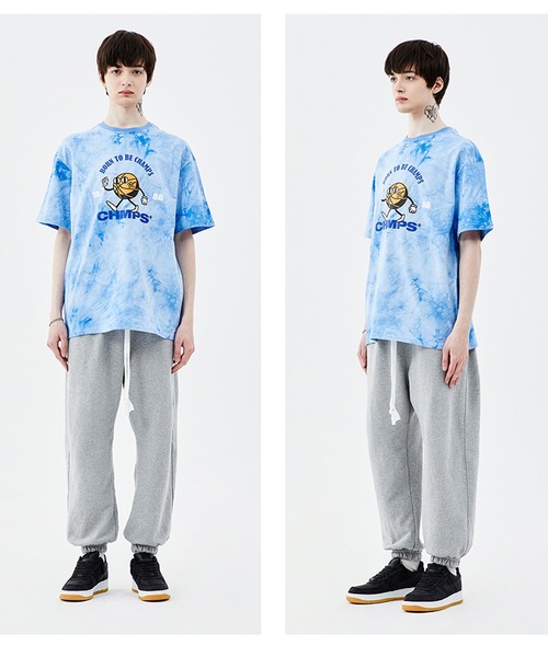 BORN CHAMPS(ボーンチャンプス)の「『BORN CHAMPS/ボーンチャンプス』WALKING BASKET BALL TEE/ウォーキングバスケットボール 半袖Tシャツ(Tシャツ/カットソー・レディース・ホワイト/グリーン/ブルー・M/L)」の5枚目の写真