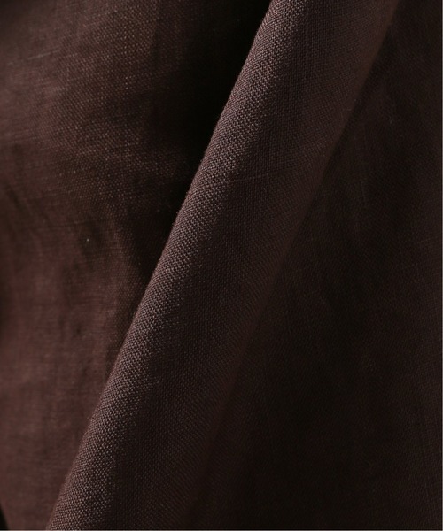 JOURNAL STANDARD relume（ジャーナルスタンダード　レリューム）の「FLANDERS LINEN PLAYING イージーパンツ（スラックス・メンズ・ブラック/ブラウン/ホワイト×ホワイト・SMALL/MEDIUM/LARGE）」の16枚目の写真