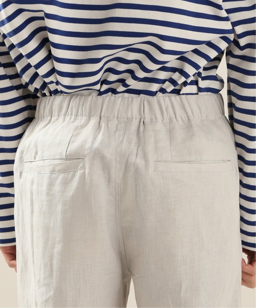 JOURNAL STANDARD relume（ジャーナルスタンダード　レリューム）の「FLANDERS LINEN PLAYING イージーパンツ（スラックス・メンズ・ブラック/ブラウン/ホワイト×ホワイト・SMALL/MEDIUM/LARGE）」の6枚目の写真