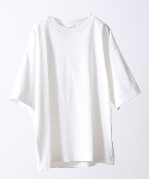 JUNRED（ジュンレッド）の「ライトタッチルーズTEE（Tシャツ/カットソー・メンズ・ホワイト/ダークブラウン/ミント/サックスブルー・S/M/L）」の2枚目の写真