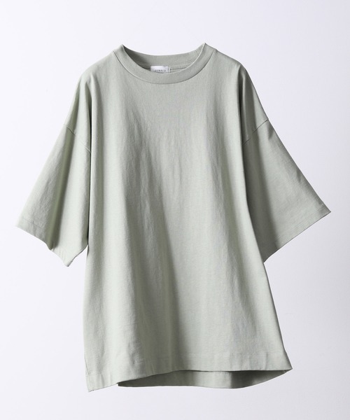 JUNRED（ジュンレッド）の「ライトタッチルーズTEE（Tシャツ/カットソー・メンズ・ホワイト/ダークブラウン/ミント/サックスブルー・S/M/L）」の3枚目の写真