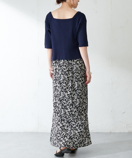 DISCOAT（ディスコート）の「リブショートカーディガン（カーディガン/ボレロ・レディース・アイボリー/グリーン/ネイビー/イエロー・FREE）」の15枚目の写真