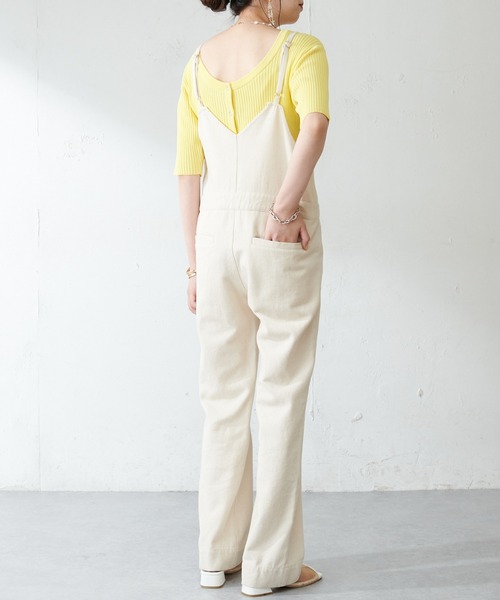 DISCOAT（ディスコート）の「リブショートカーディガン（カーディガン/ボレロ・レディース・アイボリー/グリーン/ネイビー/イエロー・FREE）」の12枚目の写真