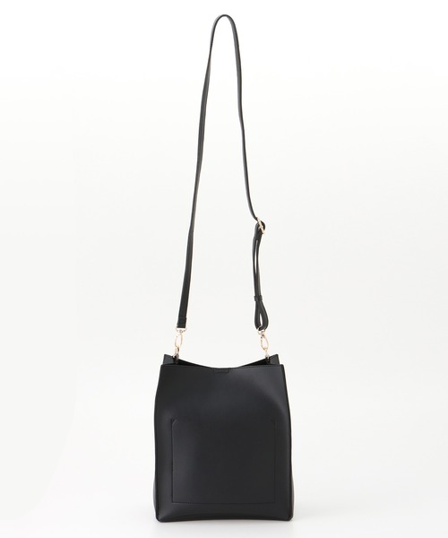 Honeys（ハニーズ）の「スクエアショルダーＢａｇ（ショルダーバッグ・レディース・ライトブラウン/ライトグレー/ブラック・FREE）」の11枚目の写真