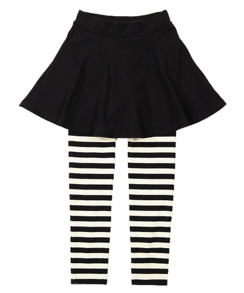 devirock（デビロック）の「10分丈ボーダースカッツ（スカート・キッズ・ピンク系その他/ブラック/ラベンダー/ブルー/キャメル/グリーン系その他・160cm/140cm/150cm/120cm/130cm/110cm/90cm/80ｃｍ/100cm）」の14枚目の写真