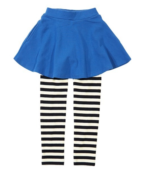 devirock（デビロック）の「10分丈ボーダースカッツ（スカート・キッズ・ピンク系その他/ブラック/ラベンダー/ブルー/キャメル/グリーン系その他・160cm/140cm/150cm/120cm/130cm/110cm/90cm/80ｃｍ/100cm）」の16枚目の写真