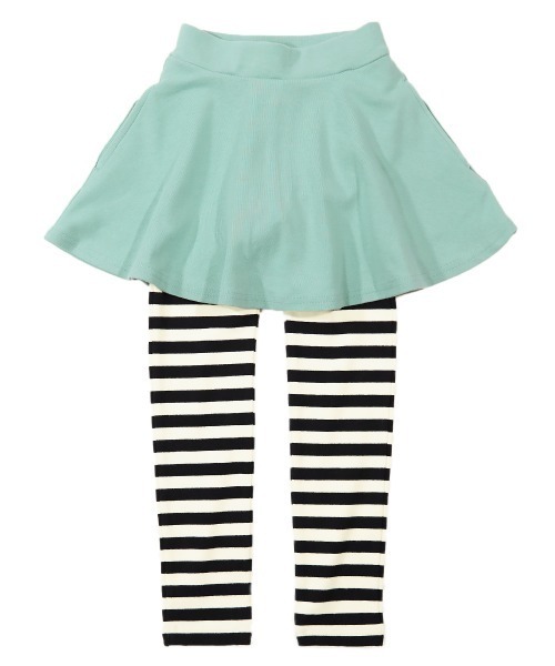 devirock（デビロック）の「10分丈ボーダースカッツ（スカート・キッズ・ピンク系その他/ブラック/ラベンダー/ブルー/キャメル/グリーン系その他・160cm/140cm/150cm/120cm/130cm/110cm/90cm/80ｃｍ/100cm）」の15枚目の写真