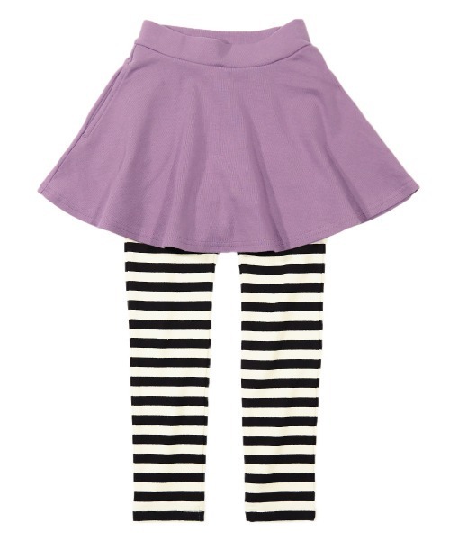 devirock（デビロック）の「10分丈ボーダースカッツ（スカート・キッズ・ピンク系その他/ブラック/ラベンダー/ブルー/キャメル/グリーン系その他・160cm/140cm/150cm/120cm/130cm/110cm/90cm/80ｃｍ/100cm）」の17枚目の写真