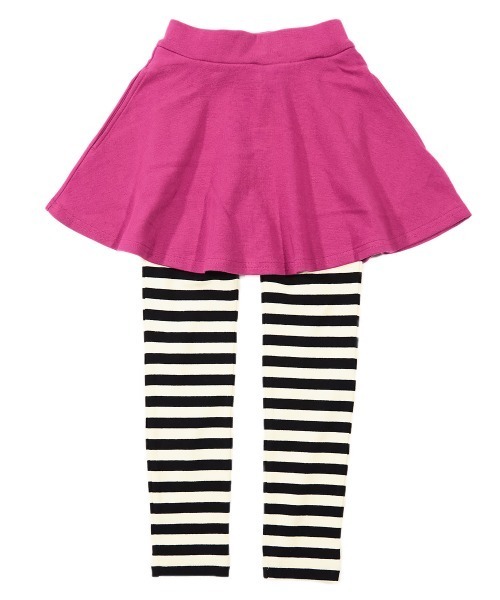 devirock（デビロック）の「10分丈ボーダースカッツ（スカート・キッズ・ピンク系その他/ブラック/ラベンダー/ブルー/キャメル/グリーン系その他・160cm/140cm/150cm/120cm/130cm/110cm/90cm/80ｃｍ/100cm）」の19枚目の写真