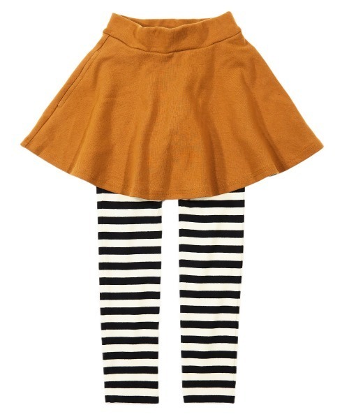 devirock（デビロック）の「10分丈ボーダースカッツ（スカート・キッズ・ピンク系その他/ブラック/ラベンダー/ブルー/キャメル/グリーン系その他・160cm/140cm/150cm/120cm/130cm/110cm/90cm/80ｃｍ/100cm）」の18枚目の写真