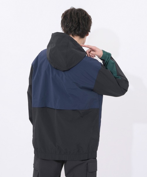 NEW BALANCE（ニューバランス）の「NB Athletics Higher Learning  ウインドブレーカージャケット（ナイロンジャケット・メンズ・イエロー/ブルー/ブラック・SMALL/MEDIUM/LARGE/X-LARGE/XX-LARGE）」の9枚目の写真