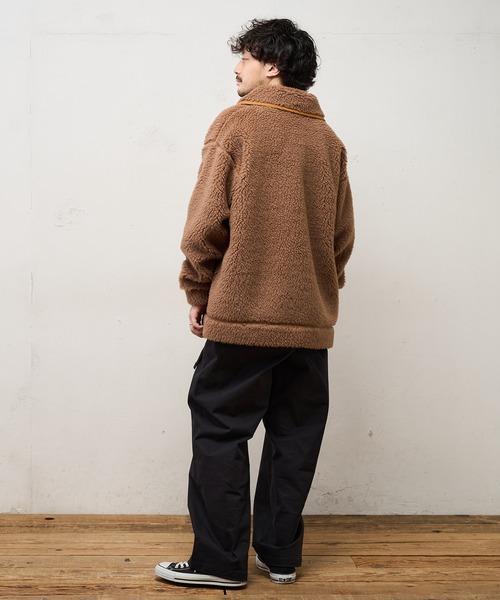CIAOPANIC TYPY（チャオパニックティピー）の「【Fine 2月号掲載】【Ares / アース】ショールカラーボアカーディガン（その他アウター・メンズ・キャメル・ONE SIZE）」の7枚目の写真