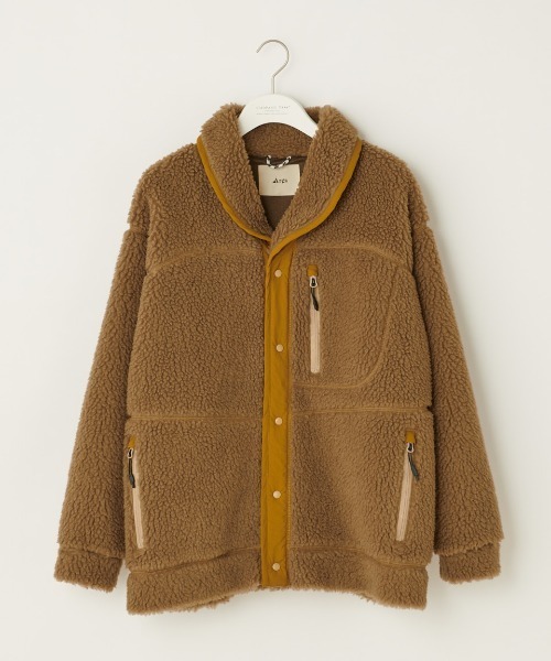 CIAOPANIC TYPY（チャオパニックティピー）の「【Fine 2月号掲載】【Ares / アース】ショールカラーボアカーディガン（その他アウター・メンズ・キャメル・ONE SIZE）」の16枚目の写真