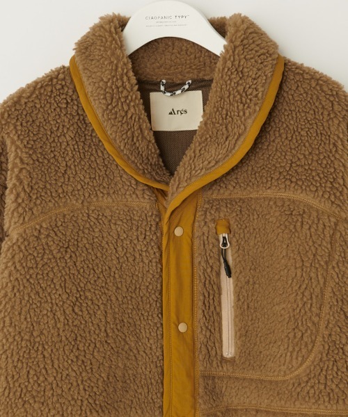 CIAOPANIC TYPY（チャオパニックティピー）の「【Fine 2月号掲載】【Ares / アース】ショールカラーボアカーディガン（その他アウター・メンズ・キャメル・ONE SIZE）」の9枚目の写真