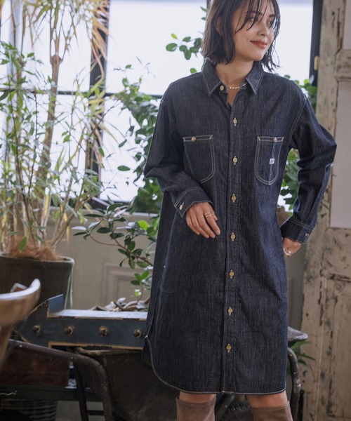 Lee リー デニムシャツワンピース ワンピース ワンピース Lee リー のファッション