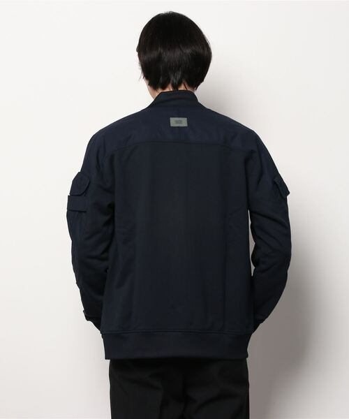 G-STAR（ジースター）の「MIXED CARGO BOMBER JACKET（スウェット・メンズ・ダークネイビー・SMALL/MEDIUM/LARGE/X-LARGE/X-SMALL）」の5枚目の写真