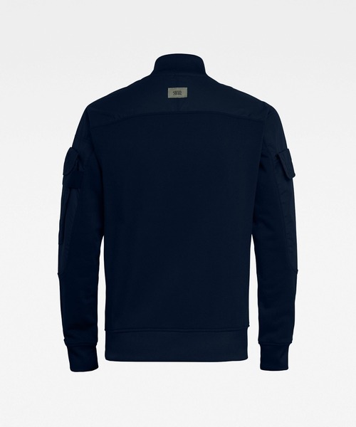 G-STAR（ジースター）の「MIXED CARGO BOMBER JACKET（スウェット・メンズ・ダークネイビー・SMALL/MEDIUM/LARGE/X-LARGE/X-SMALL）」の6枚目の写真