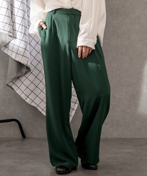 Adoon plain | 【Adoon plain】ワイドスラックス(スラックス)