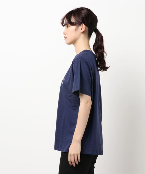 DAIS-Y（デイジー）の「刺繍ロゴTシャツ（Tシャツ/カットソー・レディース・ホワイト/ネイビー/ライトイエロー・FREE）」の4枚目の写真