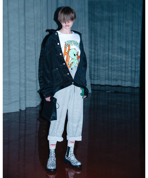 Jieda（ジエダ）の「ALIEN TEE（Tシャツ/カットソー・メンズ・ブラック/グレー/ホワイト・2/1）」の4枚目の写真