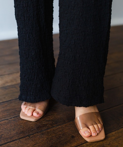 nemne store（ネンネストア）の「おさんぽに出かけるジャガードイージーパンツ（その他パンツ・レディース・ブラック/ベージュ/グリーン/アイボリー・SMALL/MEDIUM）」の21枚目の写真