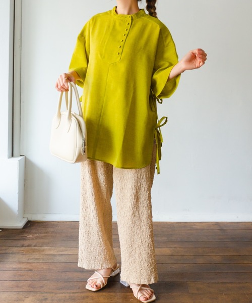 nemne store（ネンネストア）の「おさんぽに出かけるジャガードイージーパンツ（その他パンツ・レディース・ブラック/ベージュ/グリーン/アイボリー・SMALL/MEDIUM）」の16枚目の写真