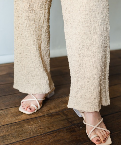 nemne store（ネンネストア）の「おさんぽに出かけるジャガードイージーパンツ（その他パンツ・レディース・ブラック/ベージュ/グリーン/アイボリー・SMALL/MEDIUM）」の13枚目の写真