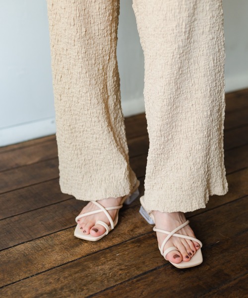 nemne store（ネンネストア）の「おさんぽに出かけるジャガードイージーパンツ（その他パンツ・レディース・ブラック/ベージュ/グリーン/アイボリー・SMALL/MEDIUM）」の12枚目の写真