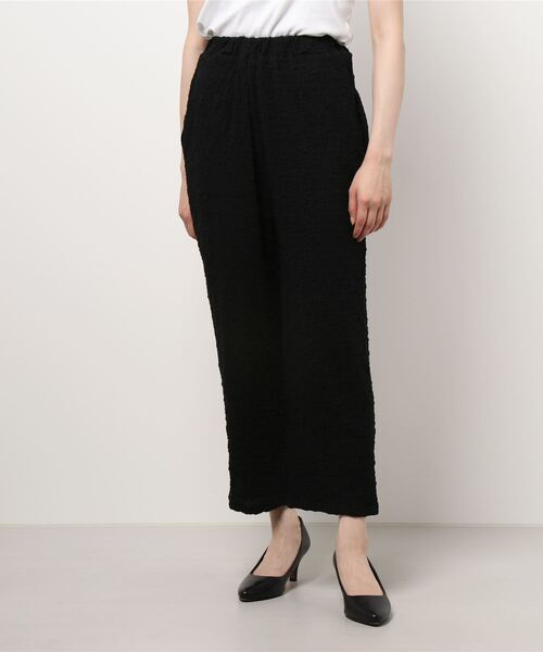 nemne store（ネンネストア）の「おさんぽに出かけるジャガードイージーパンツ（その他パンツ・レディース・ブラック/ベージュ/グリーン/アイボリー・SMALL/MEDIUM）」の8枚目の写真