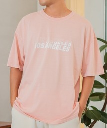 【SIDEWAY STANCE】ヴィンテージ ピグメント加工 プリント オーバーサイズ 半袖Tシャツ