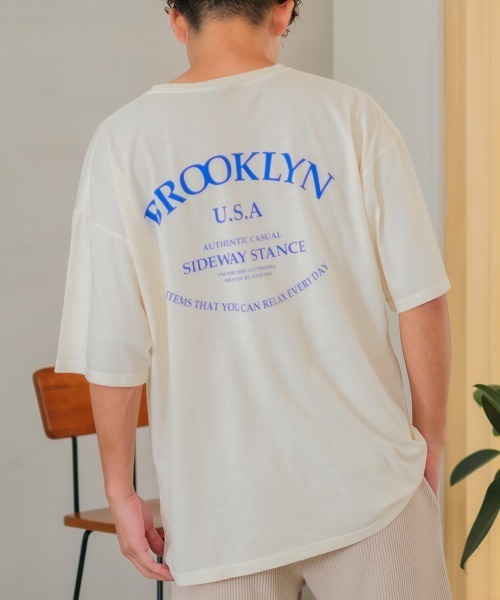 SIDEWAY STANCE（サイドウェイスタンス）の「【SIDEWAY STANCE】ヴィンテージ ピグメント加工 プリント オーバーサイズ 半袖Tシャツ（Tシャツ/カットソー・メンズ・A/B/C/D/E/F/G/H/I/J/K/L/M/N/O/P/Q/R/S/T・MEDIUM/LARGE/X-LARGE）」の15枚目の写真